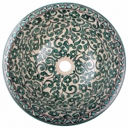 Lavoar ceramica, pictat manual
